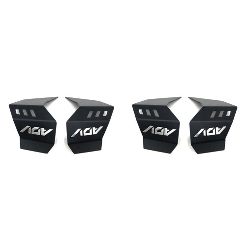 4x Motorcycle Side Spoiler Side Wind Front Fairing Protector Wing Cover for  ADV 160 2023 2024 ,ABS Black