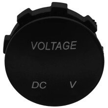 Voltage Meter Universal Voltmeter Digital Display Water Resistant LED Green Color for 12V-24V Car Motorcycle Automobile Truck