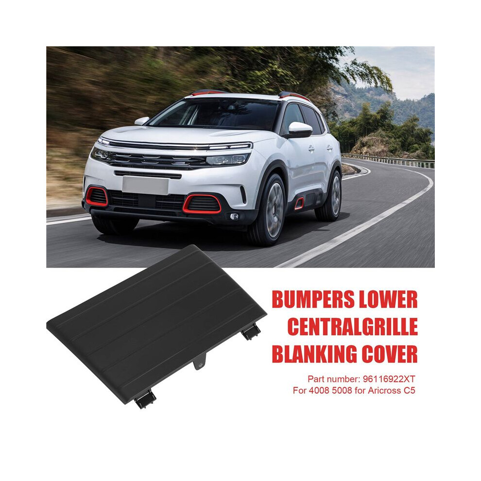 2X 96116922Xt Front Bumpers Lower Middle Grille Blanking Cover For 4008 5008 Aricross C5 6032598254019
