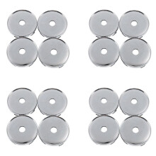 Set med 16 Krom Hjul Centernavkapslar Universal Bilplast 60 mm DäCklister
