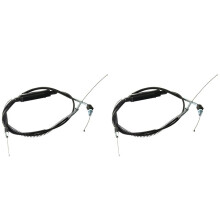 2X Gesplitste Gaskabel voor  DT125 DT125K Motorfiets Gasoliekabel Lijn Afzonderlijke Twee Gasleidingen