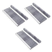 6X Couvercle de La Poignee de La Porte Du Refrigerateur pour Appareils de Cuisine Decor Gris