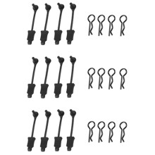 16Pcs Rubber Body Clip Retainer Shell Fixed Buckle Lock AR390178 for 1/7 1/8 ARRMA Mojave Limitless Typhon Kraton RC Car