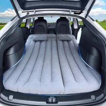 Car Air Mattress for Tesla Model Y SUV, Inflatable Bed with Comfortable Flocked Surface for Camping and Road Trips