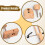 Adjustable Wooden Embroidery Hoop Holder 13cm x 44cm Compact Rectangular Stand for Hand Stitching 2