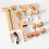 Adjustable Wooden Embroidery Hoop Holder 13cm x 44cm Compact Rectangular Stand for Hand Stitching 4