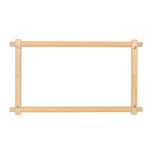 Embroidery Frame Stand with Clips for Cross Stitch, Adjustable Scroll Frame for Hands Stitching