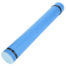 Blueprint Tube with Adjustable Telescopic Design, Thickened Protective Walls, Multi‑Size Poster Storage Case Blue