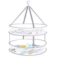 Mesh Sweater Drying Rack with AntiDeformation Support, Foldable Hanging Basket for Delicate Clothes