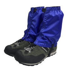 Lightweight Waterproof Ankle Gaiters for Hiking and Skiing, Breathable Outdoor Protection, Adjustable Fit