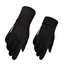 Winter Thermal Touchscreen Gloves for Men and Women Windproof Ski Cycling Motorcycle Black