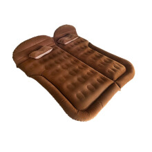 Car Air Mattress for Ford Capri EV 2024, Brown Inflatable Car Bed with Ergonomic Sleep Support and Soft Flocking Surface