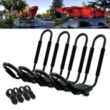 4Pack Universal JBar Kayak Roof Rack Set, Secure and SpaceSaving Canoe Carrier for Car Crossbars
