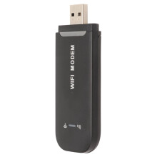 Black 4G LTE WiFi Router Up to 10 Users Easy Setup USB Plug & Play