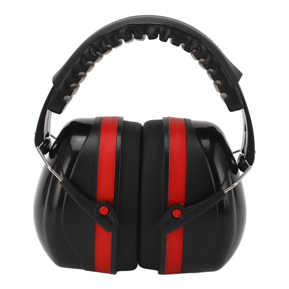 Noise Cancelling Ear Muffs Nrr 28Db Hearing Protection Adjustable Foldable For Adults And Kids Black Red 9053599724841