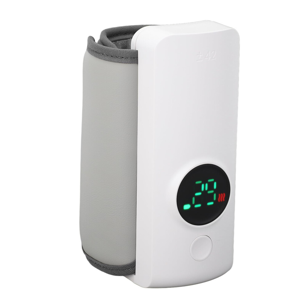 Portable Bottle Warmer 6000mAh Rechargeable Milk Warmer Sleeve with Fast Warming Technology for Travel