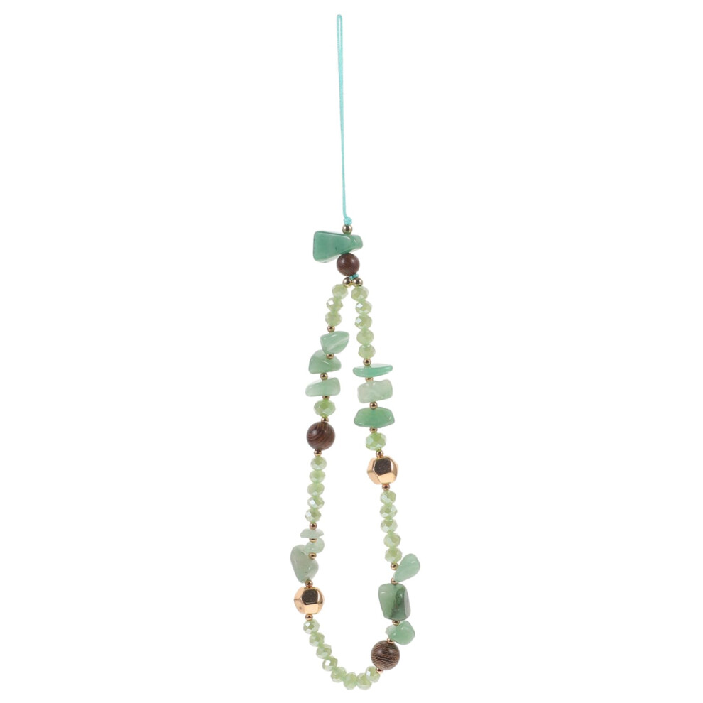 Beaded Phone Strap Lanyard With Natural Beads For Secure Wrist Carry And Hands Use 9169991615455