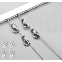 Picture Hanging System with Adjustable Height Gallery Rail for Heavy Frames, 88lbs Capacity