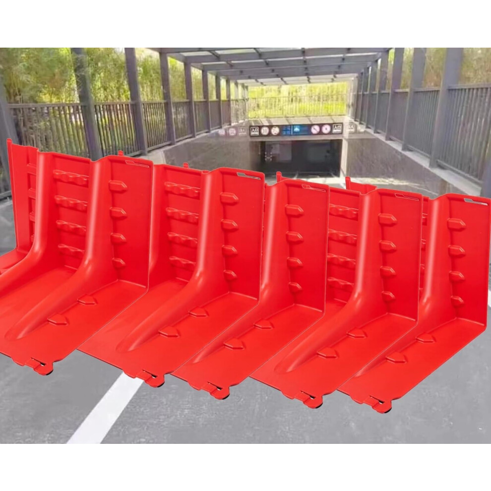 Removable Flood Barrier For Doorway And Driveway, Waterproof Lshaped Flood Gate, Reusable Water Shield (1Pcs) 9053599726890