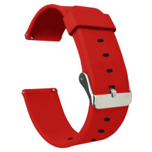 Red Silicone Watch Band Quick Release Durable Replacement Strap with Secure Tang Buckle for Coros APEX 2