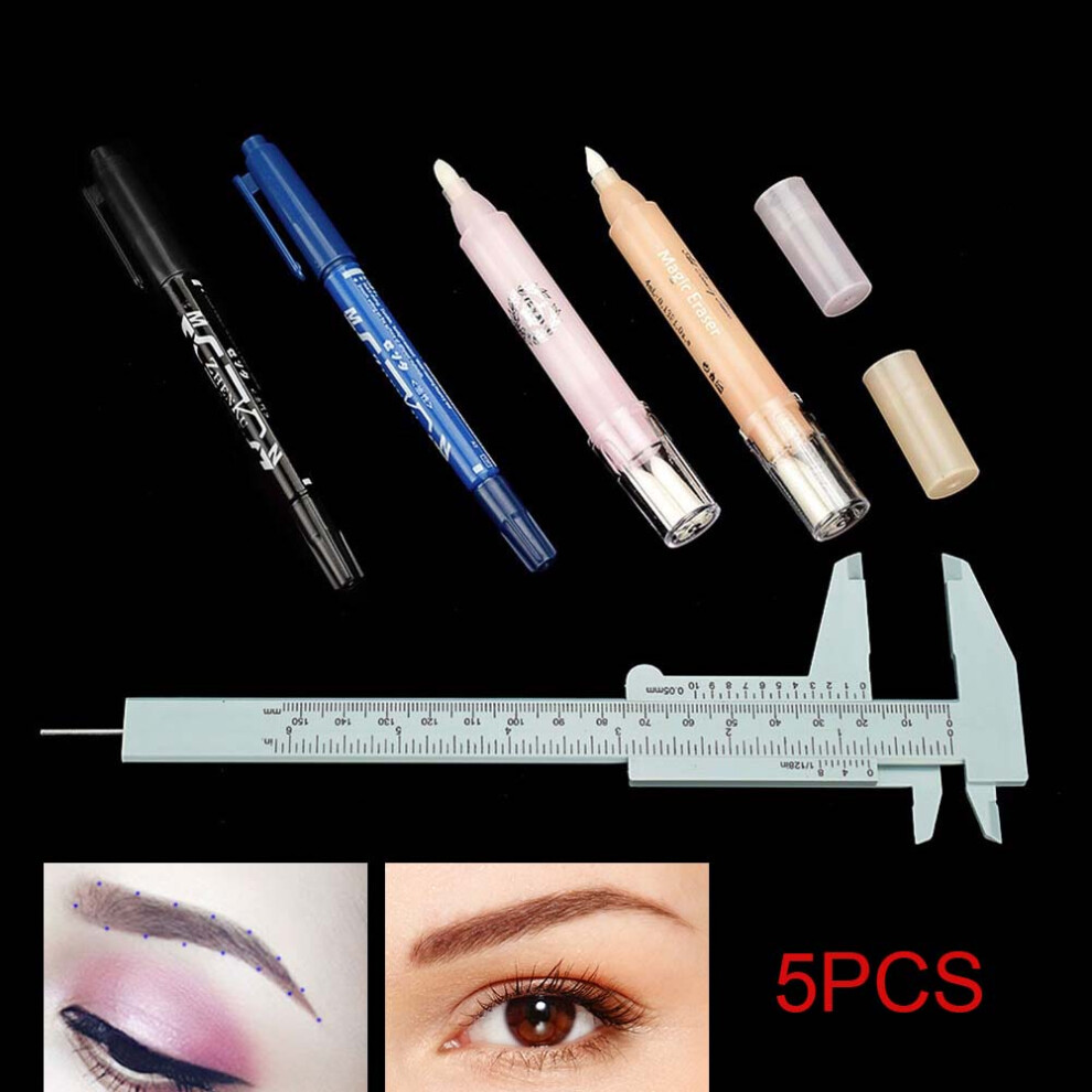Dcph-Clothing Microblading Kit - Eyebrow Marker & Remover Set
