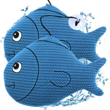 Hot Tub Scum Sponge Set, 2PCS Reusable Spa Oil Absorber with Defoaming Design, Bighead Carp Style