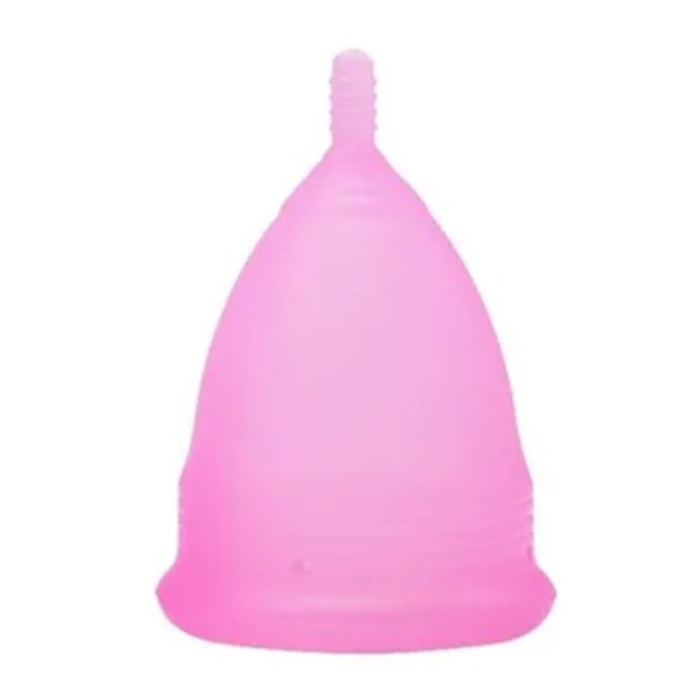 Pink Soft Silicone Menstrual Cup For Women, 6.2X4.3cm