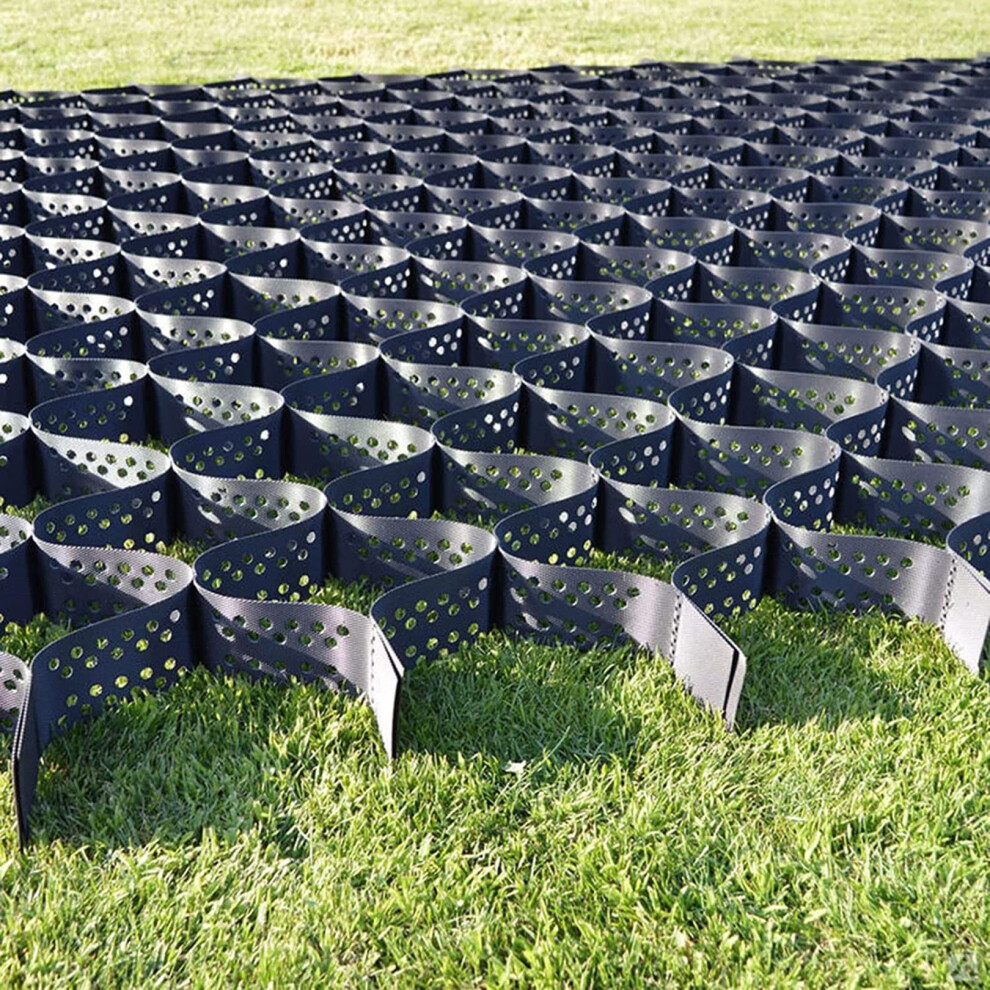 Gravel Stabilizer Grid 2X5m Expandable Geocell Ground Grid For Driveway Parking Garden Landscaping 9169991459806