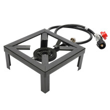 Portable Single Burner Propane Stove 8000W Heat Outdoor Gas Burner with Adjustable Regulator for Camping Cooking