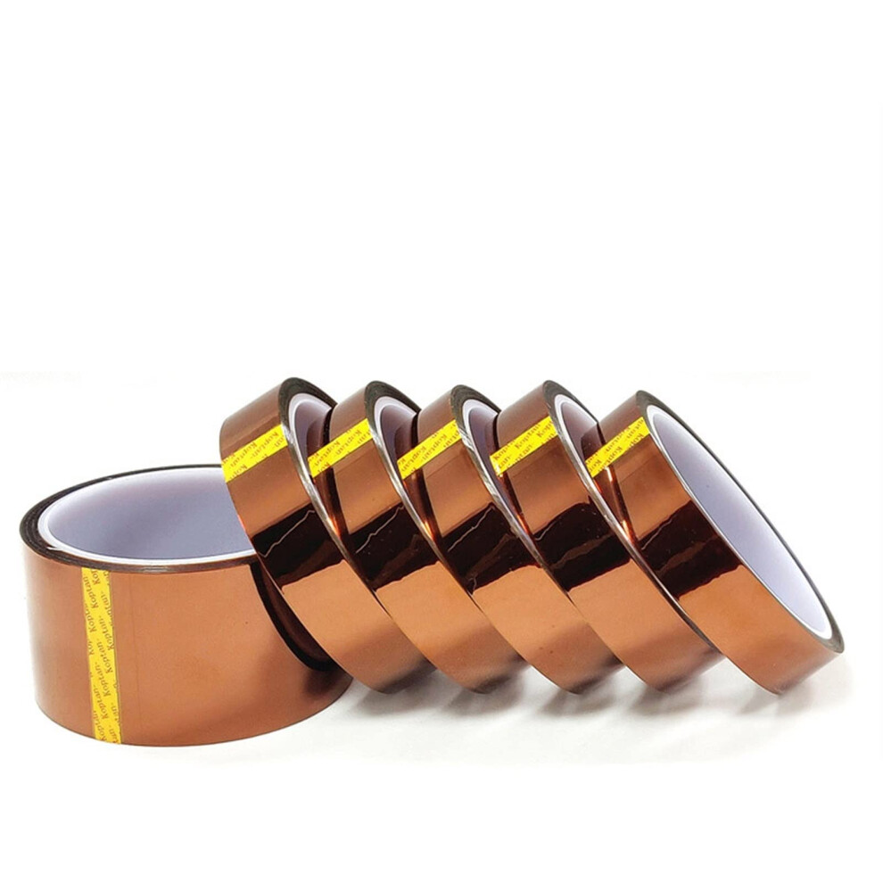8Mm Polyimide Heat Resistant Brown Temp Tape For 3D Printing And Electronics 9455672341592