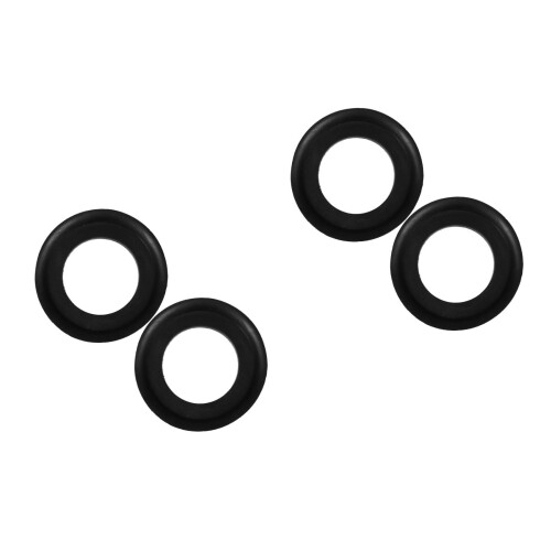 4Pièces Joint Renforcé Pour Urinoir Caoutchouc Noir Durable Étanche