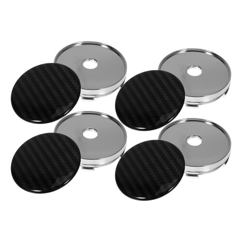 12Pièces Cache-Moyeux Jantes Argent, Design Et Durable 1