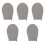 5Stk Atmungsaktive Bügelhandschuhe Mit , Komfortabel Und Robust 4