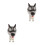 2Stk Schüttelnder Hund Resin Auto Figur Ornament 6