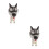 2Stk Schüttelnder Hund Resin Auto Figur Ornament 7