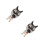 2Stk Schüttelnder Hund Resin Auto Figur Ornament 8
