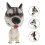 2Stk Schüttelnder Hund Resin Auto Figur Ornament 9