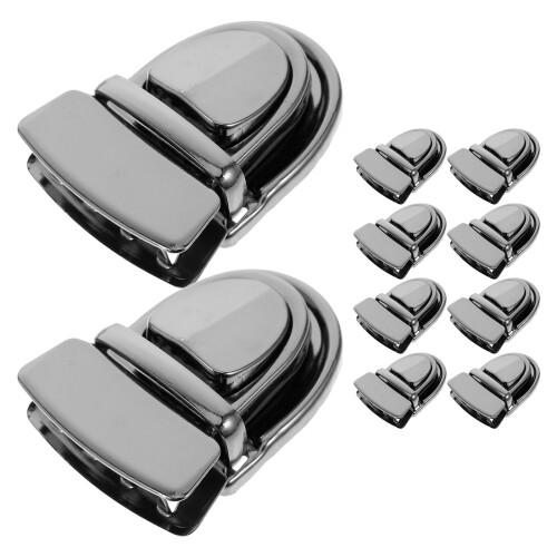 30Sets Black Iron Handbag Lock Fastener for Box Closure Use 1