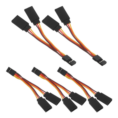 25Pièces Câble D'extension Rc Flexible Plastique 1
