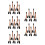 25Pièces Câble D'extension Rc Flexible Plastique 4