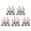 25Pièces Câble D'extension Rc Flexible Plastique 6