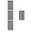 16Pcs Expert Design Black PVC Skate Binding Straps for Roller Skates 1