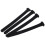 16Pcs Expert Design Black PVC Skate Binding Straps for Roller Skates 2