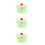 3Pièces Panier Enfant Vert Durable Design 7