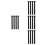 16Pcs Expert Design Black PVC Skate Binding Straps for Roller Skates 4