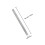 3Pcs Multi-Function Cork Backing Rulers Strong Stainless Steel Silver 2