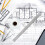 3Pcs Multi-Function Cork Backing Rulers Strong Stainless Steel Silver 4