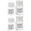 4Sets Two Part Epoxy Resin Glue Clear Durable 3:1 Ab for DIY Projects 4