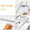 3Pcs Multi-Function Cork Backing Rulers Strong Stainless Steel Silver 9