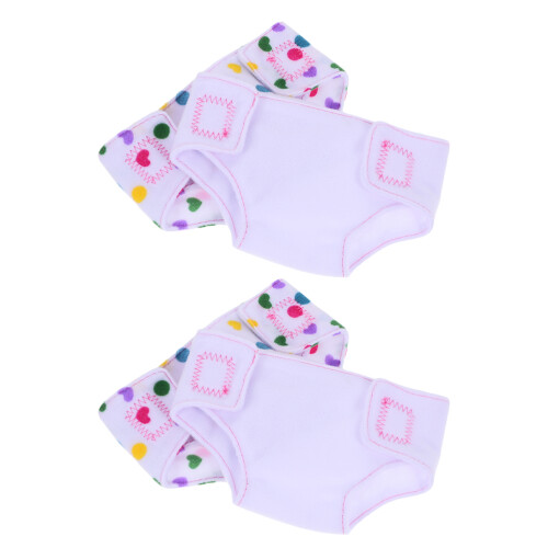 12Pièces Couches Réutilisables Tissus Multicolores Jouet Enfant 1